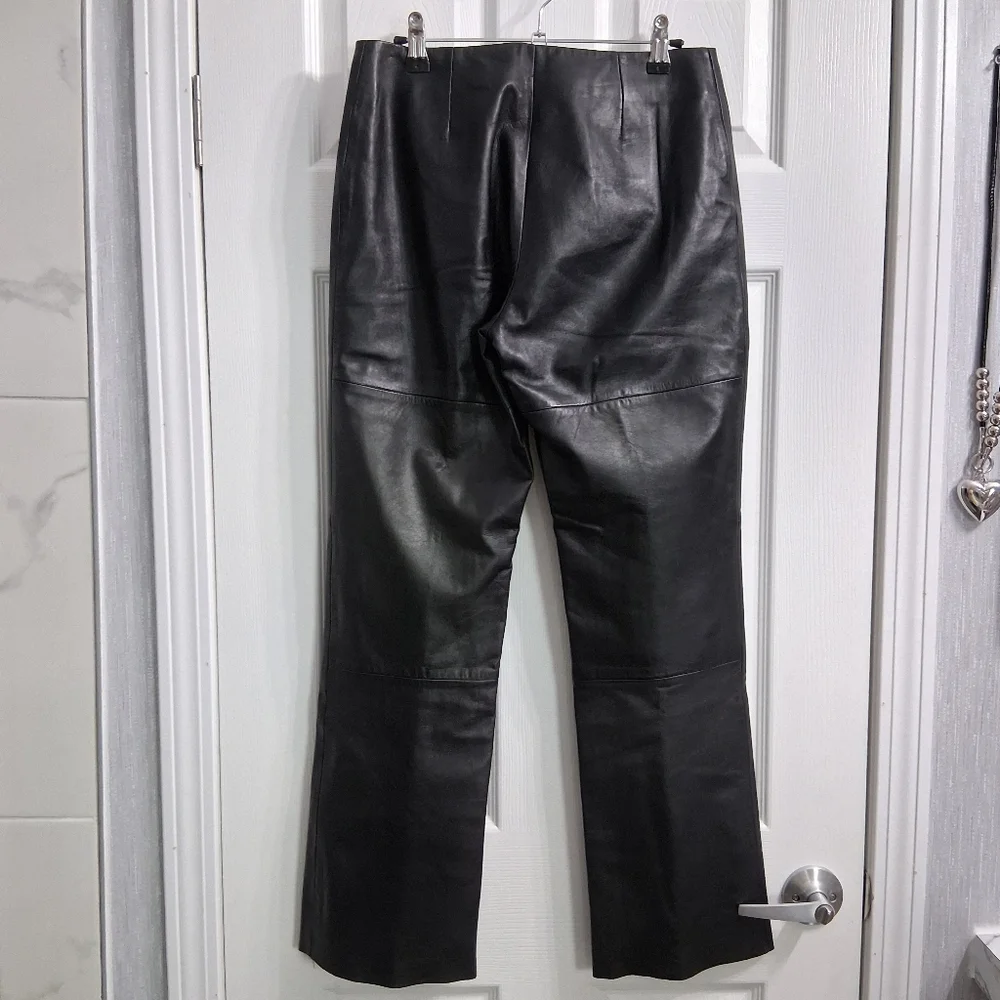 Vakko VS2 Lambskin Leather Pants Butter Soft Excellent Condition 6P - Picture 8 of 15